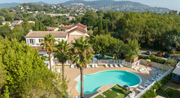 Vue aérienne espace aquatique